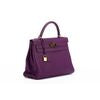 Hermes Kelly Retourne Anemone Handbag Gold Travel Bag