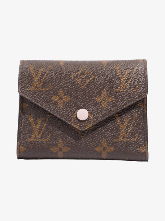 Louis Vuitton Victorine Rose Ballerine Coated Monogram Canvas Coated Canvas Apparel