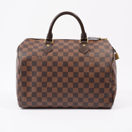 Louis Vuitton Speedy Ebene Coated 30 Canvas Coated Canvas Damier Apparel Canvas 1