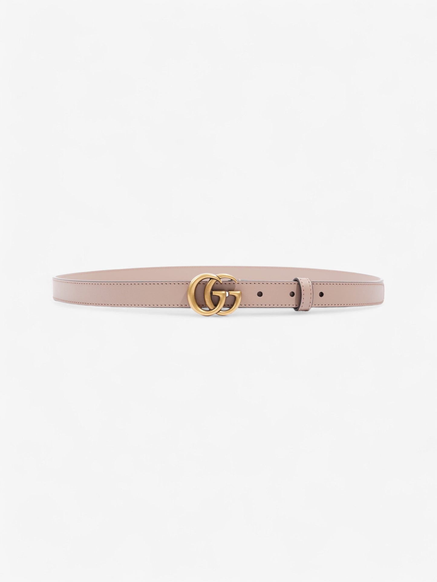 Gucci Marmont Thin Belt Rose Handbag Leather Beige Accessory