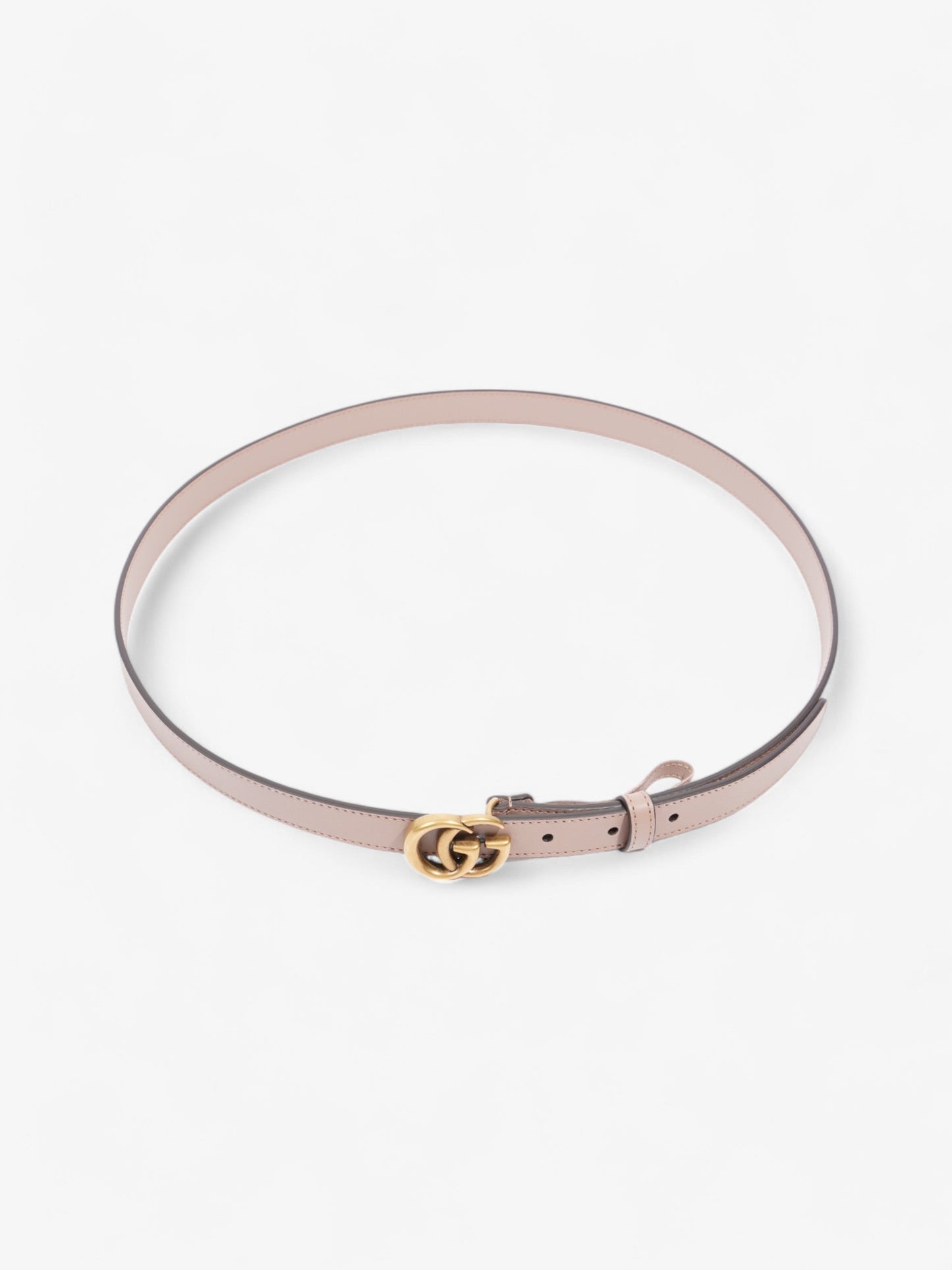 Gucci Marmont Thin Belt Rose Handbag Leather Beige Accessory
