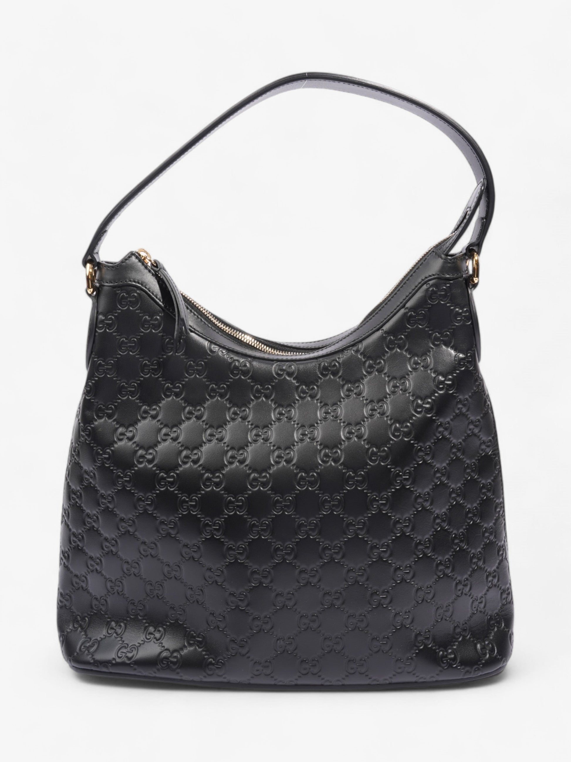 Gucci Hobo Leather Black Shoulder Bag