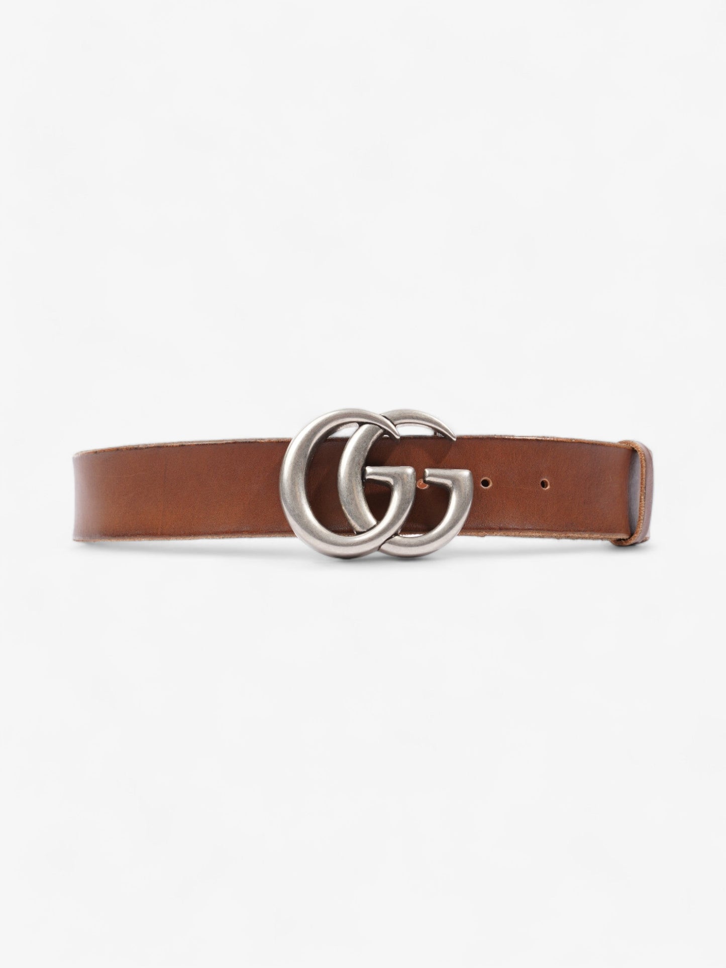 Gucci Marmont Wide Belt Handbag Leather Brown Accessory 85Cm 34