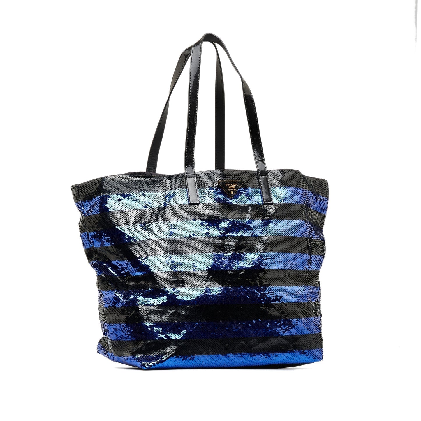 Prada Sequined Tote Bag Satin