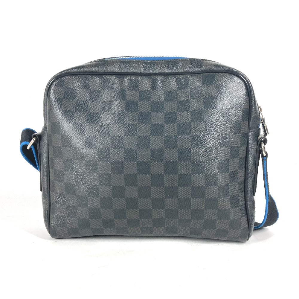 Louis Vuitton N42423 Damier Grafitto Damier Grafitte Canvas Black Shoulder Bag