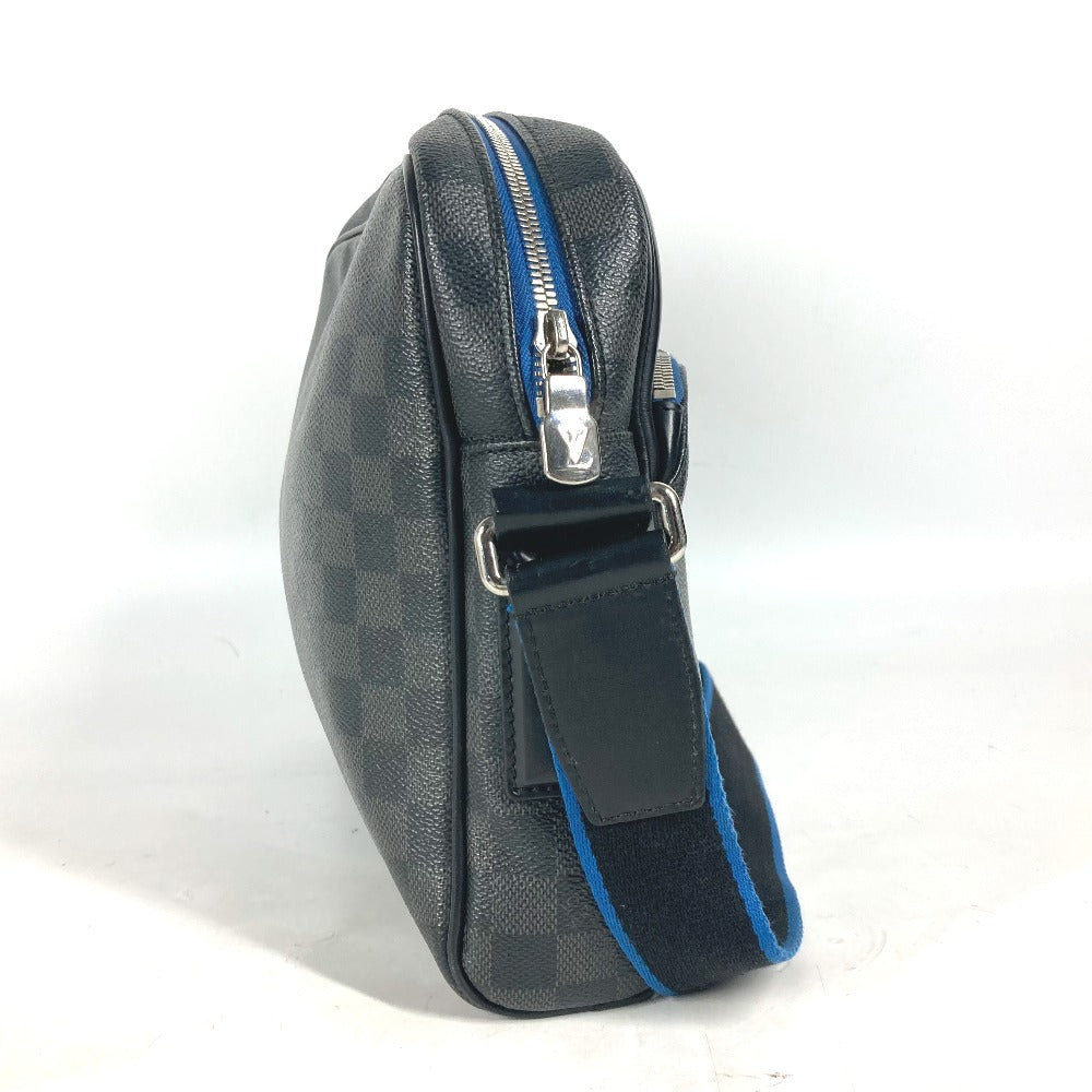 Louis Vuitton N42423 Damier Grafitto Damier Grafitte Canvas Black Shoulder Bag