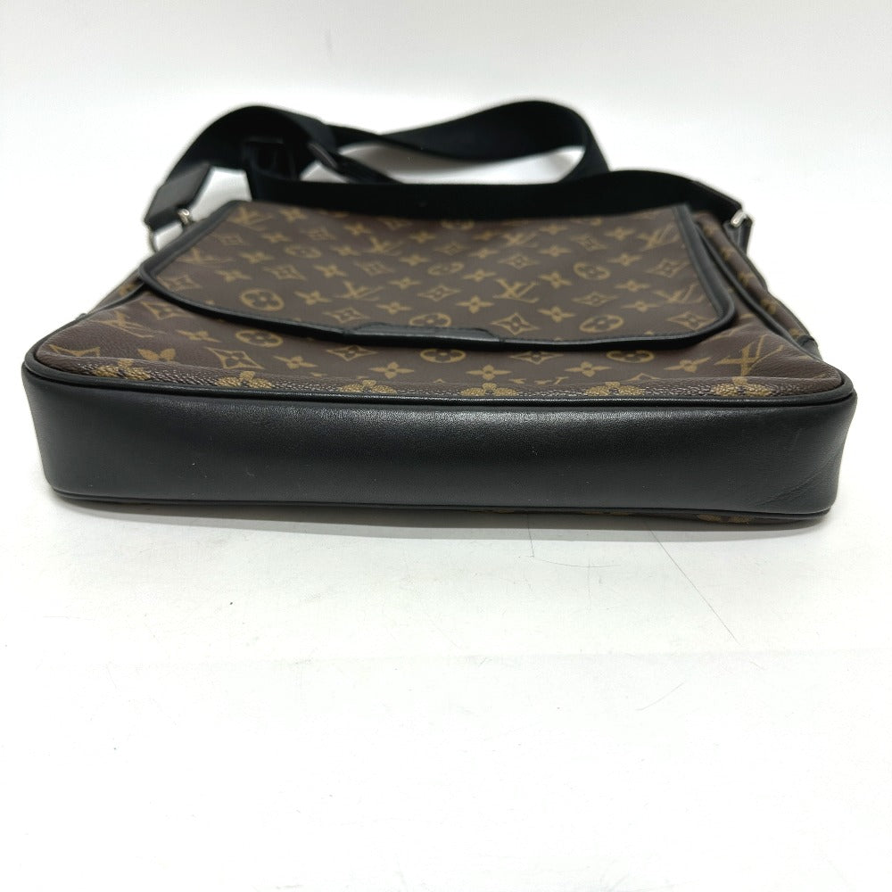 Louis Vuitton M56715 macacer Bus MM Monogram Canvas Brown Shoulder Bag