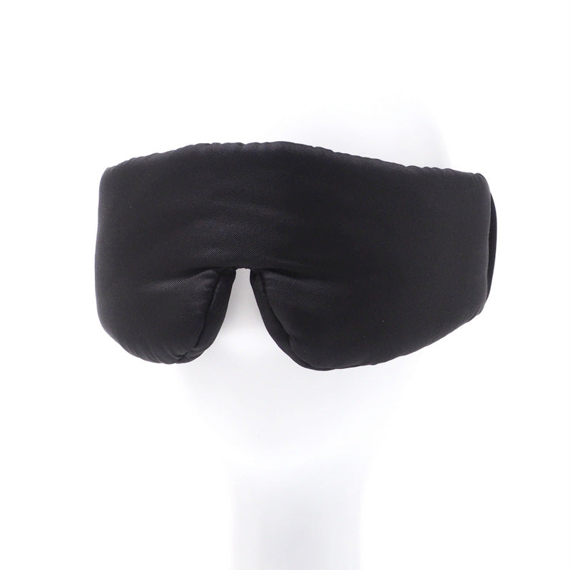 Travel Case Eye Mask Case Mens(Unisex) Handbag Satin Black Travel Bag