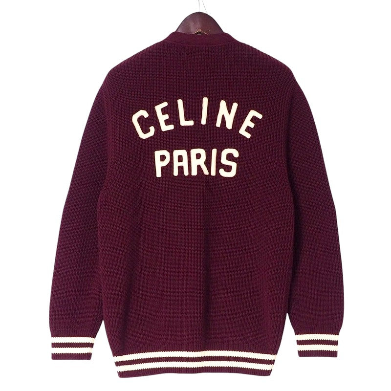 Cardigan Knit Wine Ivory Mens S( A) Red Travel Bag