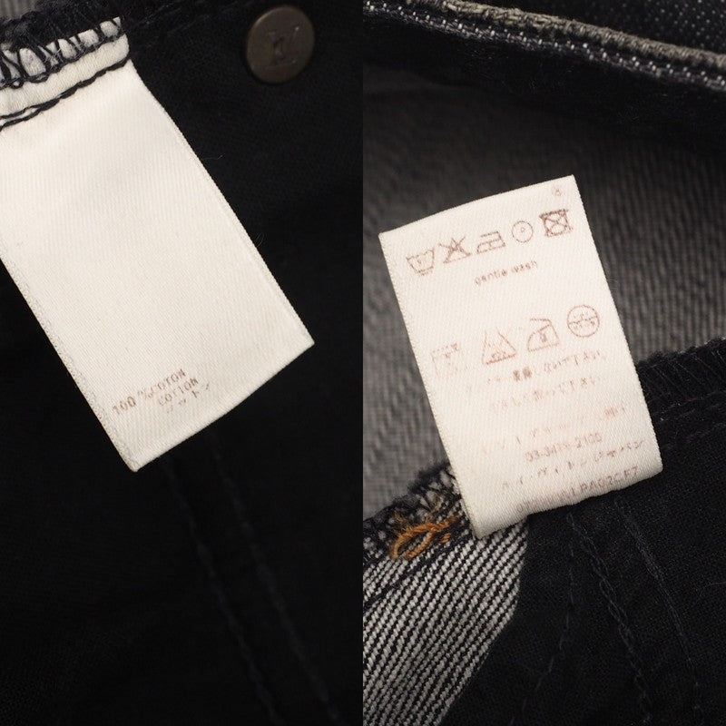 Louis Vuitton 38 Denim Cotton Black Apparel