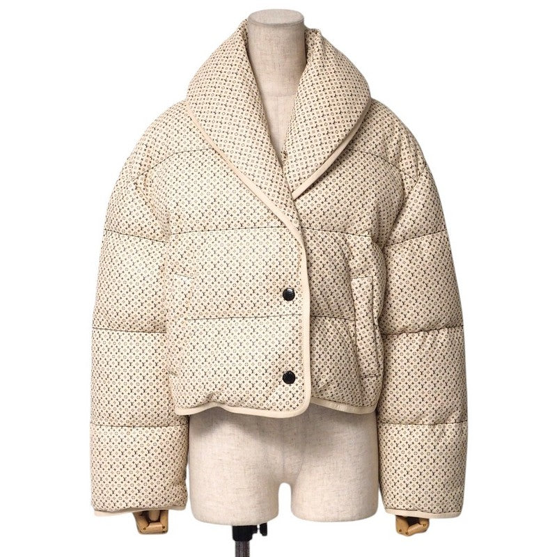 Louis Vuitton Down jacket Sheep Ivorytype 38 Leather Apparel