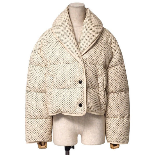 Louis Vuitton Down jacket Sheep Ivorytype 38 Leather Apparel