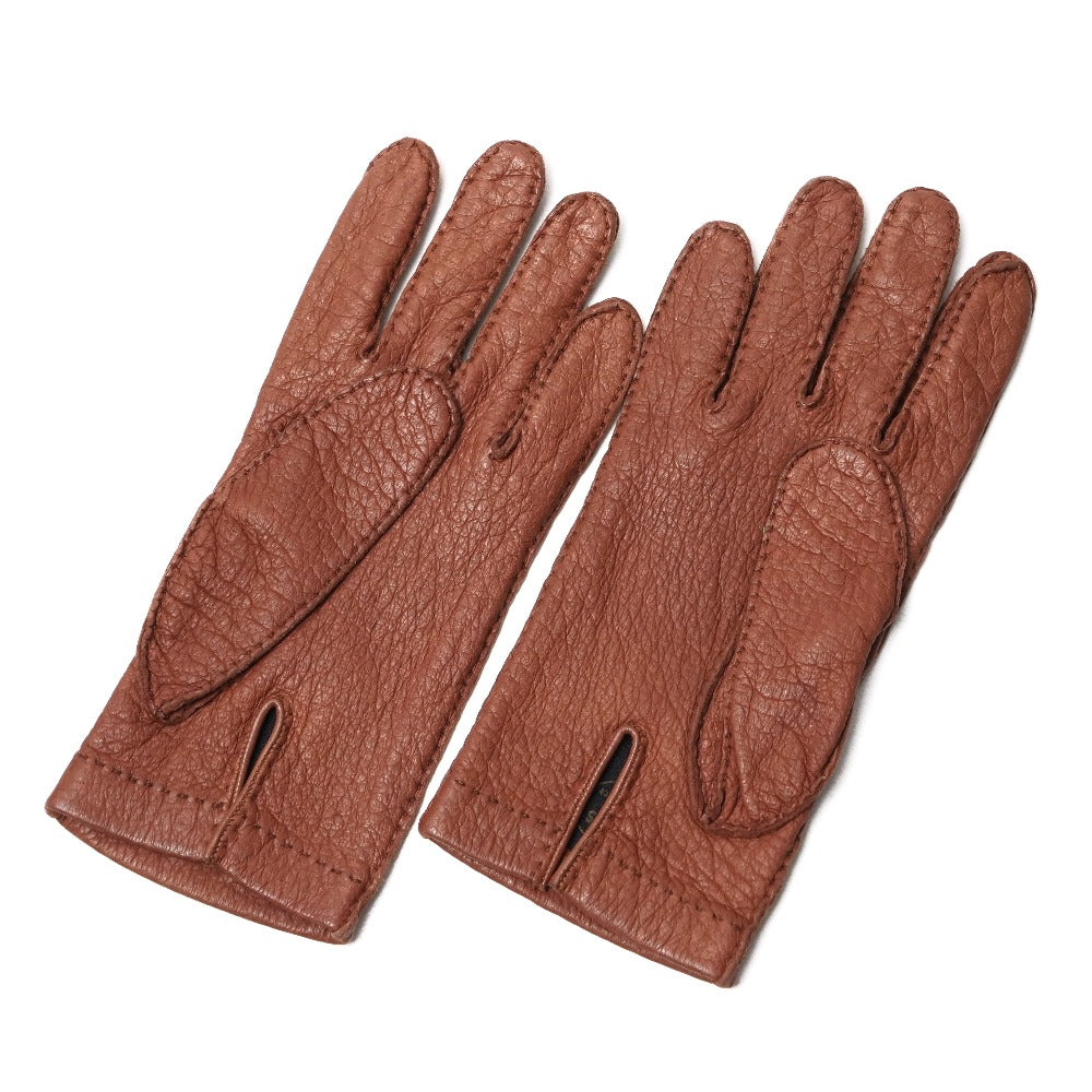 Glove Handbag Leather Brown Travel Bag