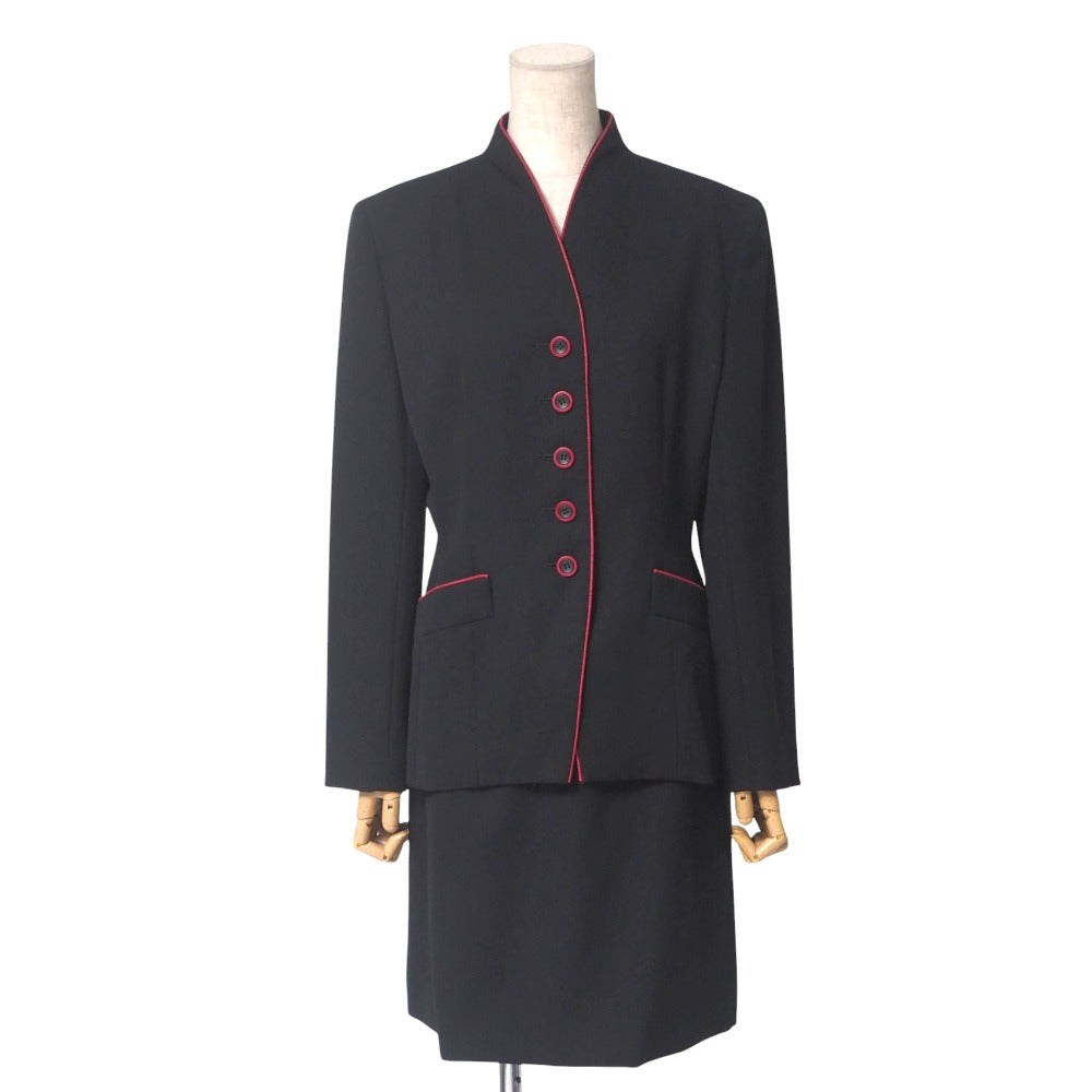 Dior Christian Suit Wool Women Handbag Black Red Travel Bag