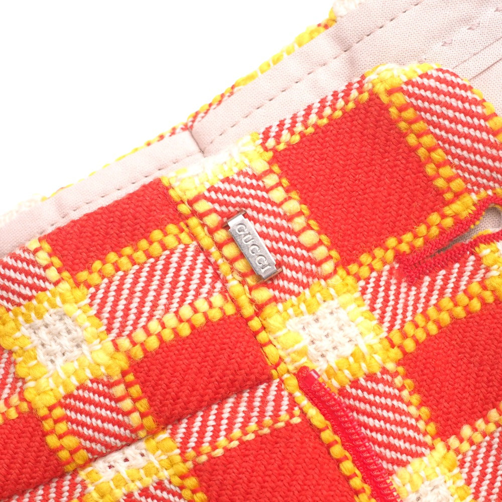Gucci tweed x Yellow 36 Orange Apparel