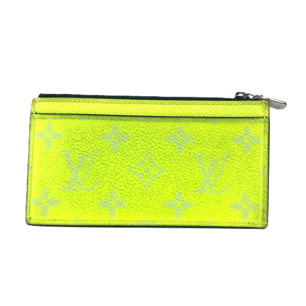 Louis Vuitton Coin M30950 Taiga yellow Taigalama Monogram Leather Canvas Wallet Case Rb 16