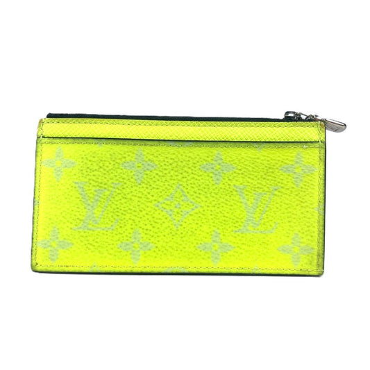 Louis Vuitton Coin M30950 Taiga yellow Taigalama Monogram Leather Canvas Wallet Case Rb 16