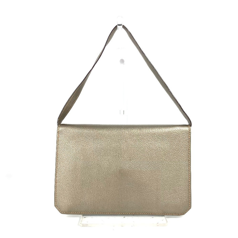 Hermes Shoulder Bag Shave Envelope Women Gold