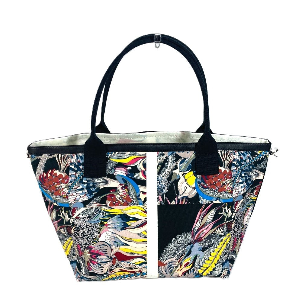Tote Bag Petit H Petit Ash Overall Canvas Black