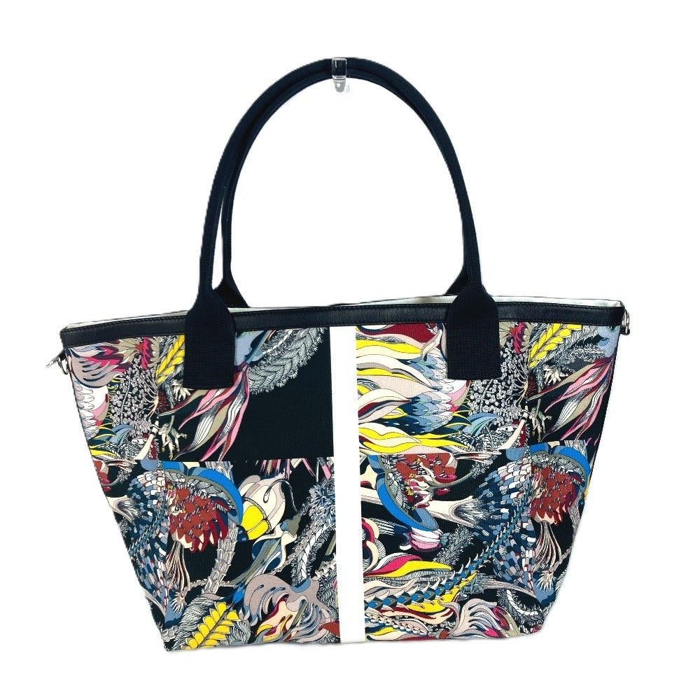 Tote Bag Petit H Petit Ash Overall Canvas Black