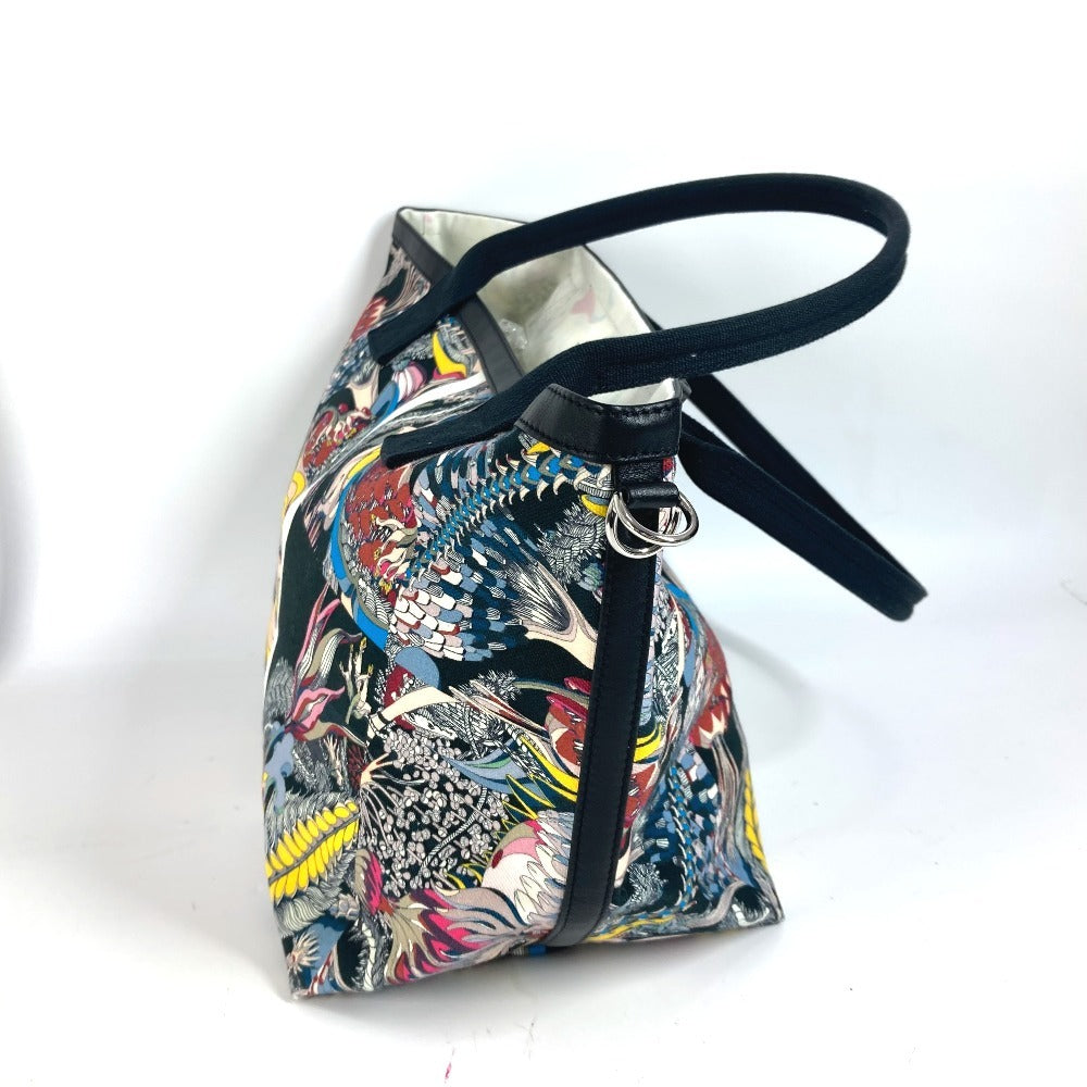 Tote Bag Petit H Petit Ash Overall Canvas Black