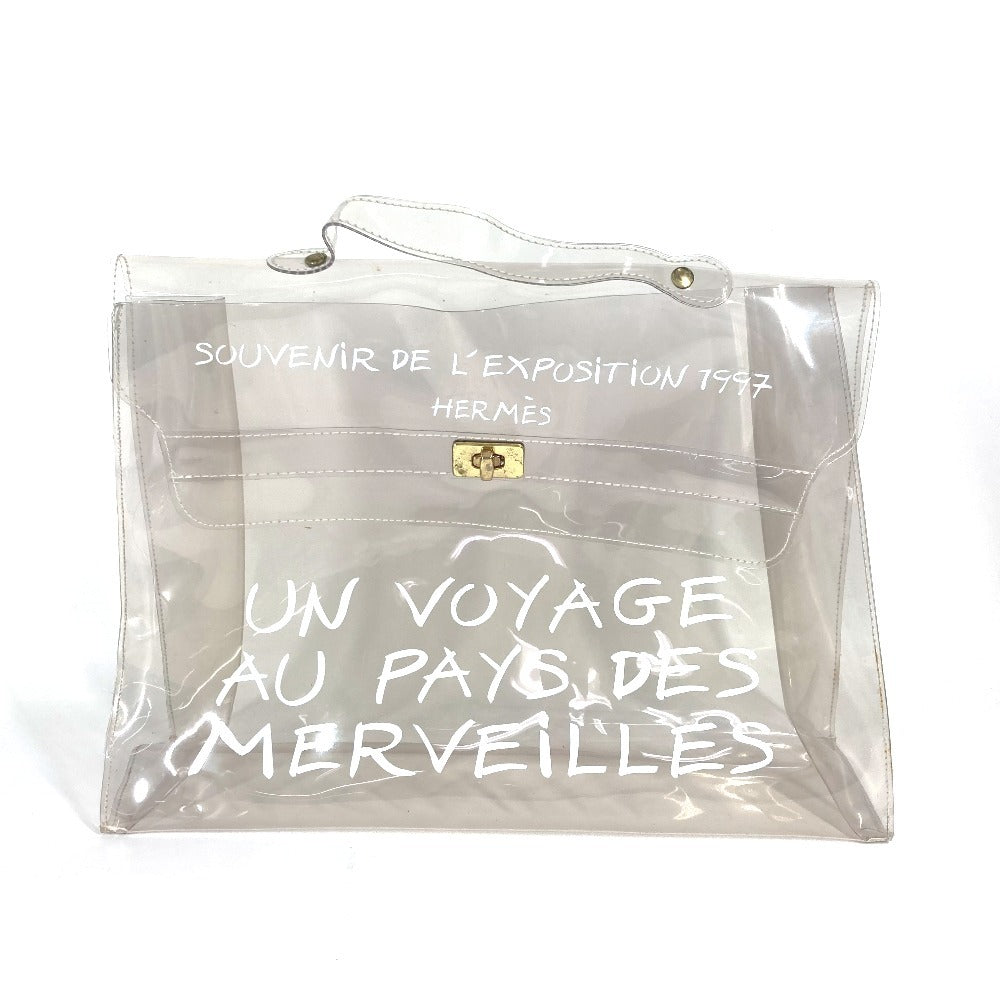 Hermes Handbag Plastics Clear Plastics Kelly Travel Bag