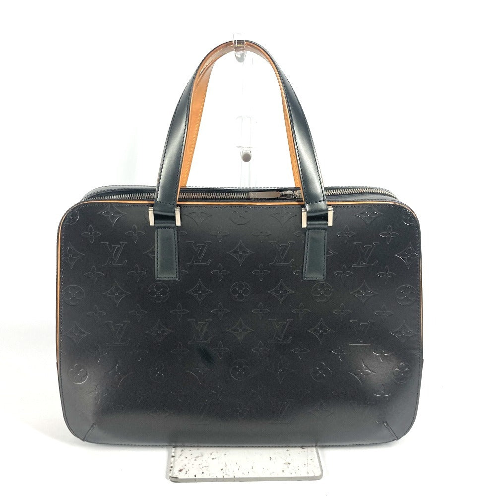Louis Vuitton Business M55135 mat Malden Monogram Leather Black Handbag