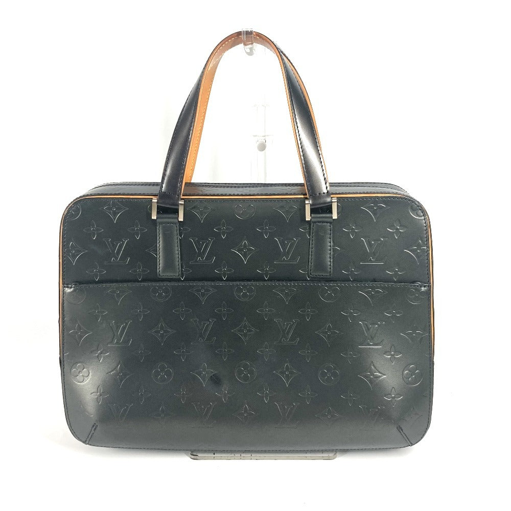 Louis Vuitton Business M55135 mat Malden Monogram Leather Black Handbag