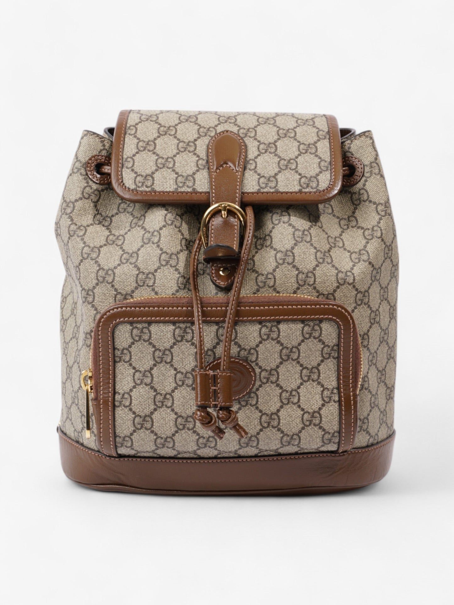 Gucci Backpack Supreme Canvas Brown