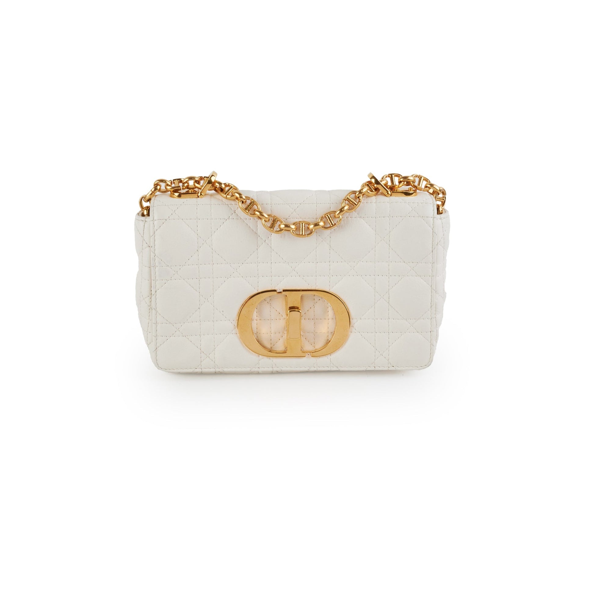 Dior Christian Caro Ivory Shoulder Bag Small