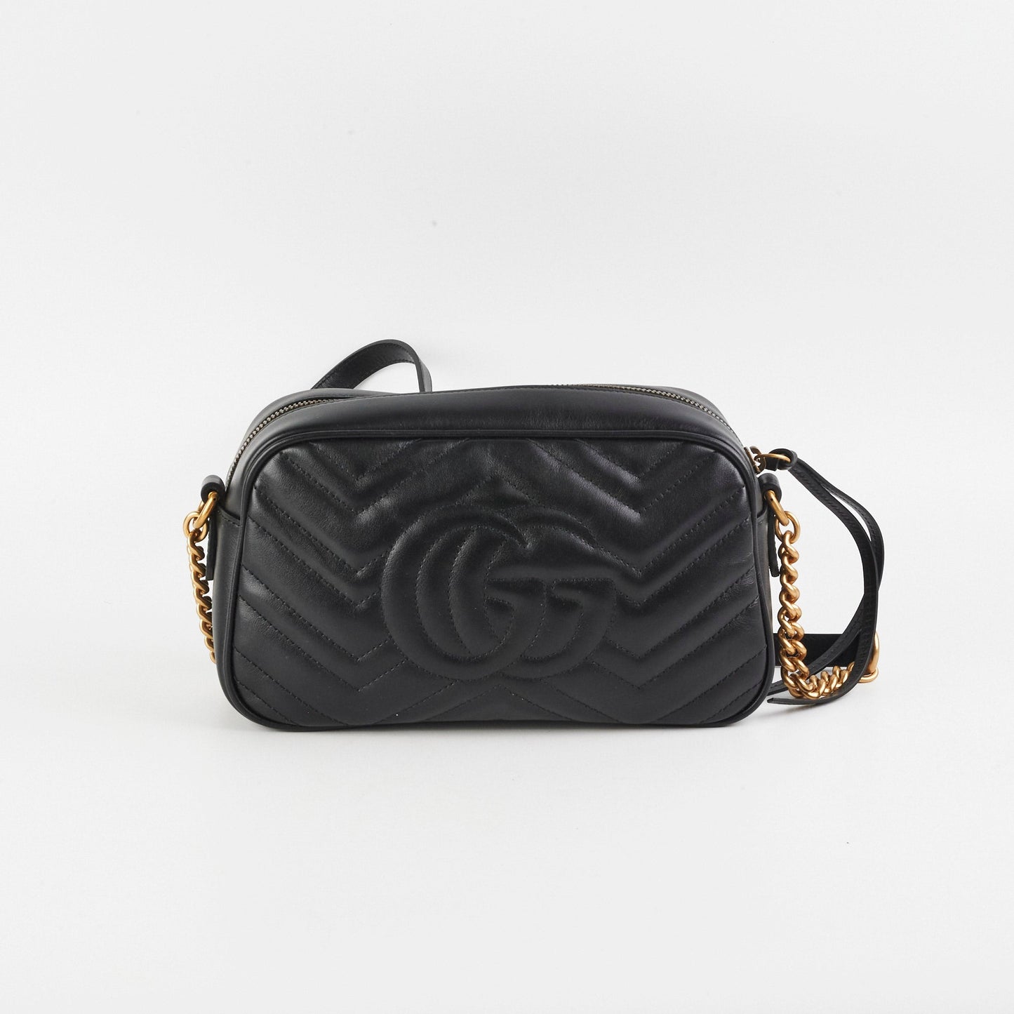 Gucci Marmont Camera Bag Black Small Crossbody Bag Bag Black