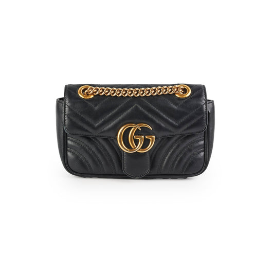 Gucci Marmont Crossbody Bag Black Small