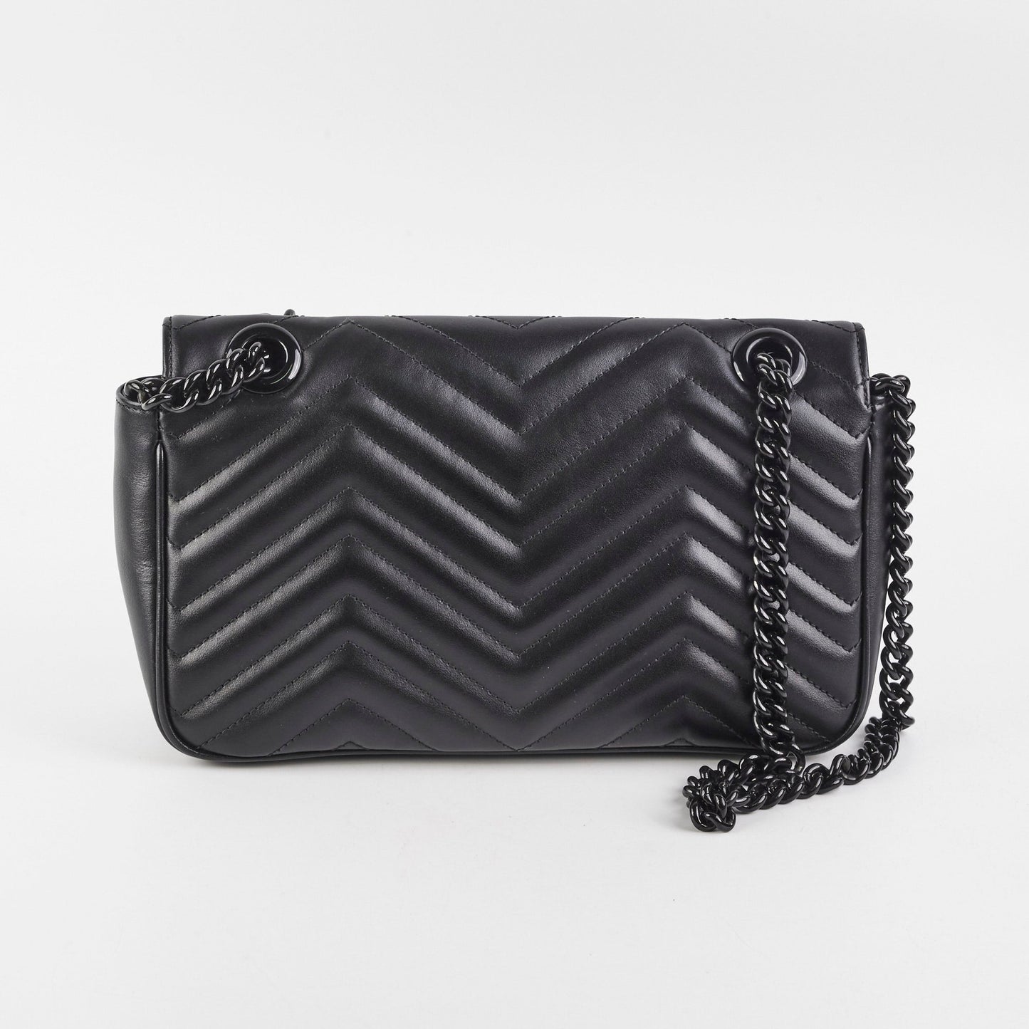 Gucci Marmont Shoulder Bag Black Small Crossbody Bag 6
