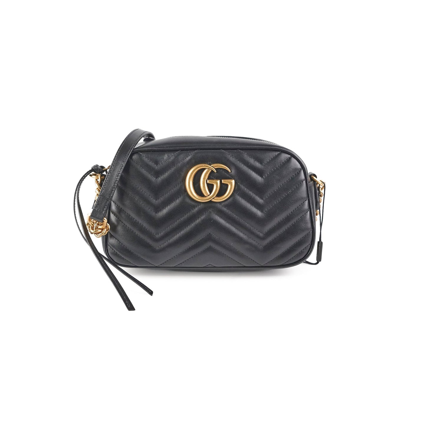 Gucci Marmont Camera Bag Black Small Travel Bag 4
