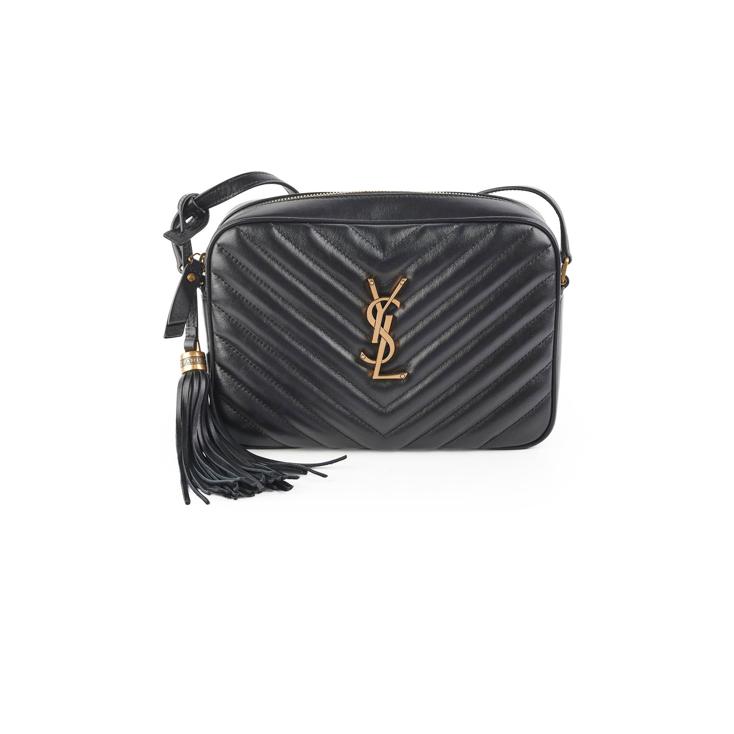 YSL Saint Laurent Lou Camera Bag Black Crossbody Bag 7