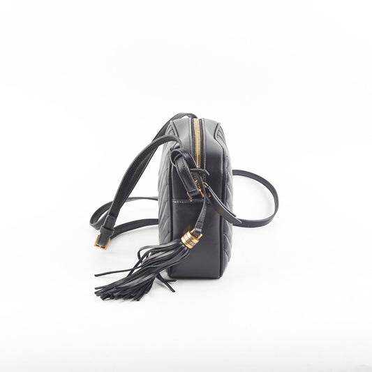 YSL Saint Laurent Lou Camera Bag Black Crossbody Bag 7
