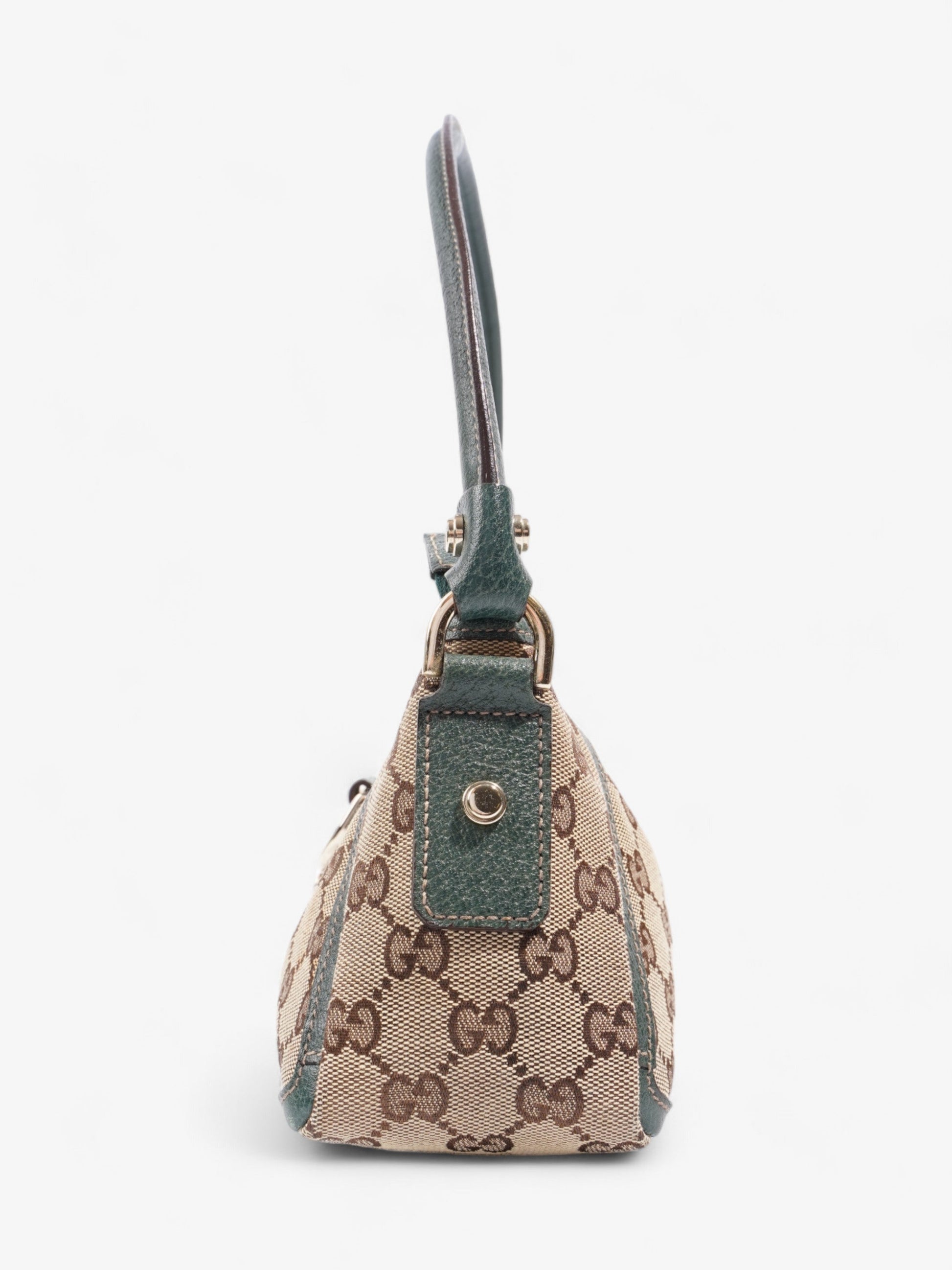 Gucci Abbey Ring And Ebony Supreme Shoulder Bag Canvas Beige Jewelry