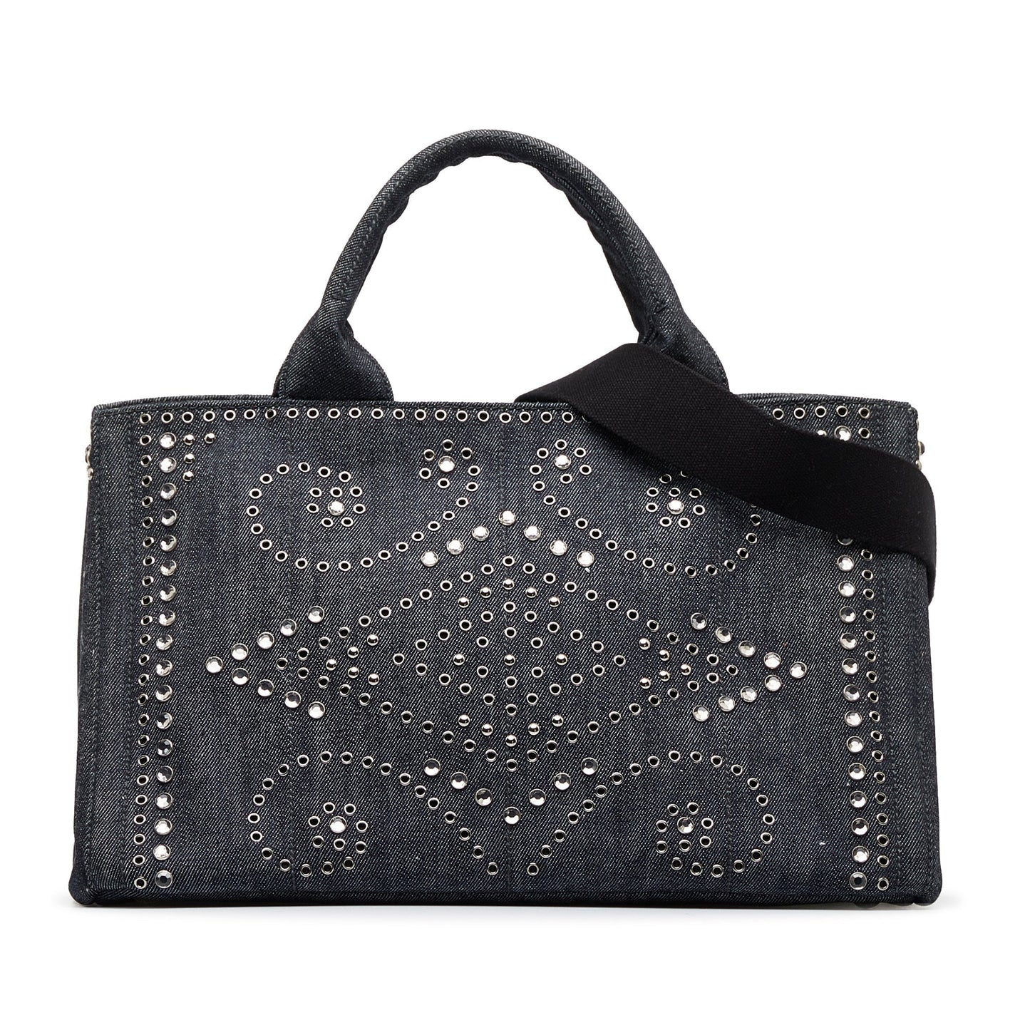 Prada Canapa Jeweled Satchel Satchel Bag