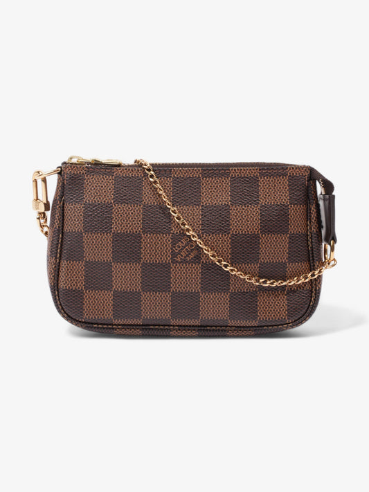 Louis Vuitton Pochette Accessoires Ebene Coated Damier Canvas Coated Canvas Apparel 8