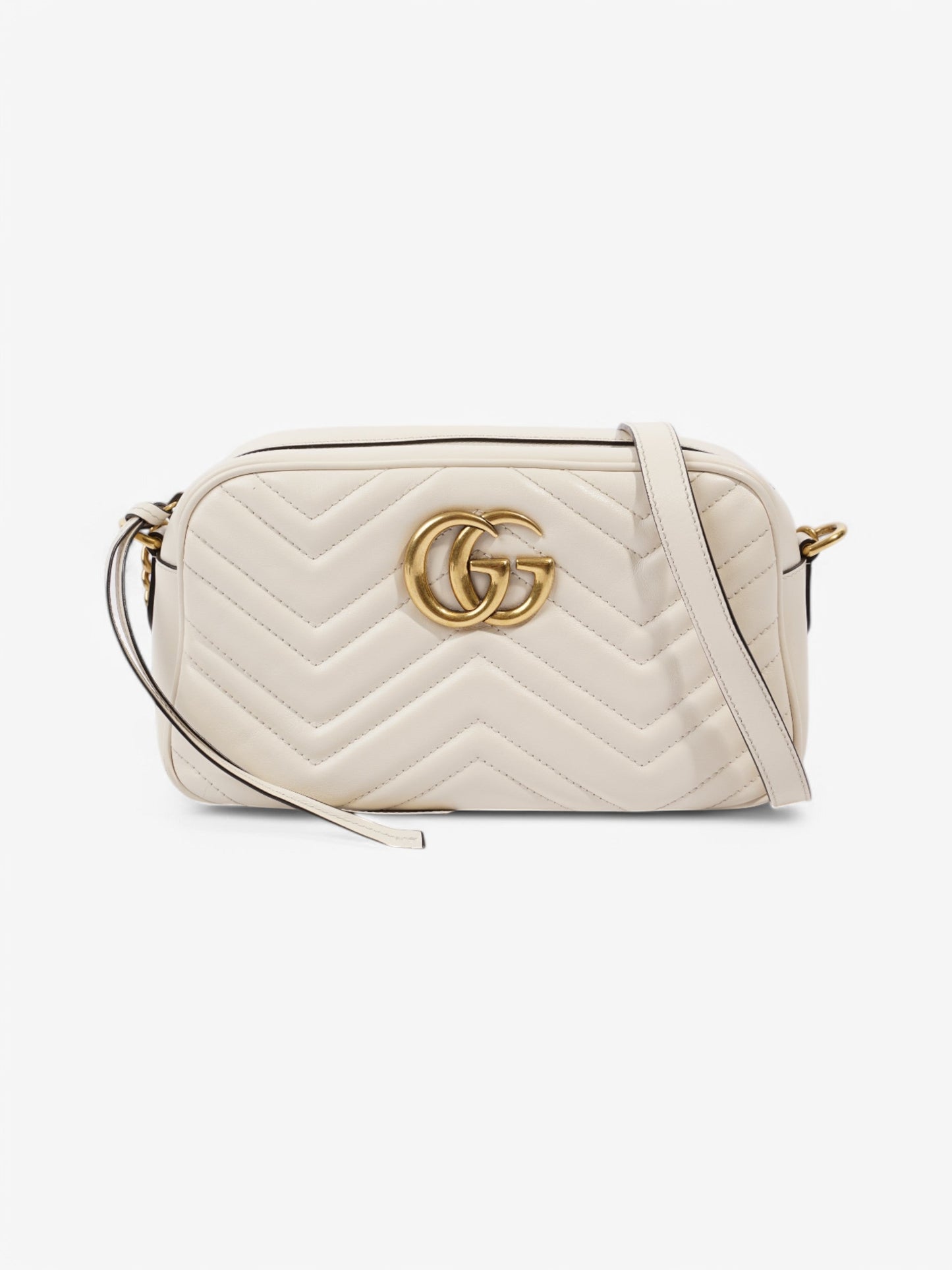 Gucci Marmont Small Crossbody Bag Leather Matelasse 21
