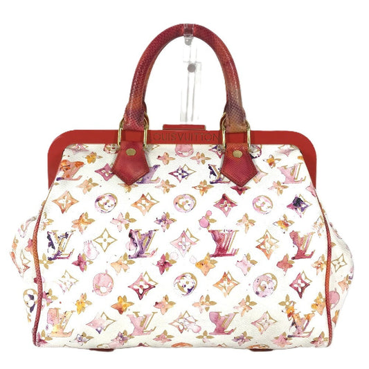 Louis Vuitton M95729 Watercolor Carong water color Monogram Leather Canvas White Handbag
