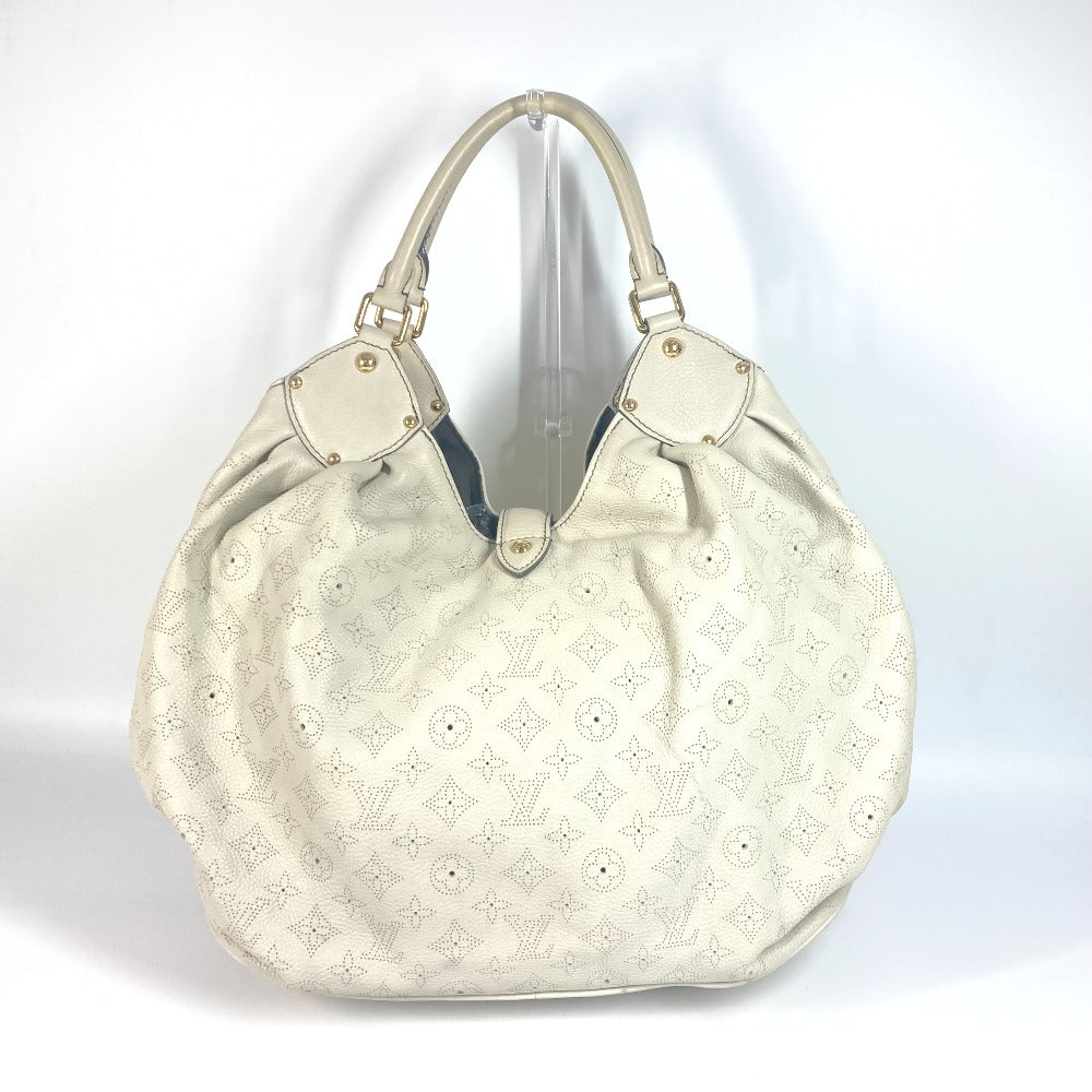 Louis Vuitton M95548 mahina XL Monogram Leather Beige Shoulder Bag