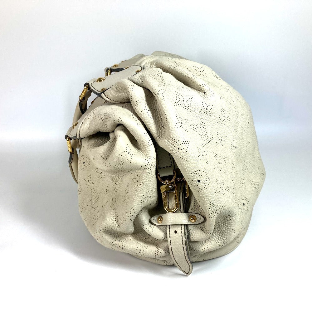 Louis Vuitton M95548 mahina XL Monogram Leather Beige Shoulder Bag