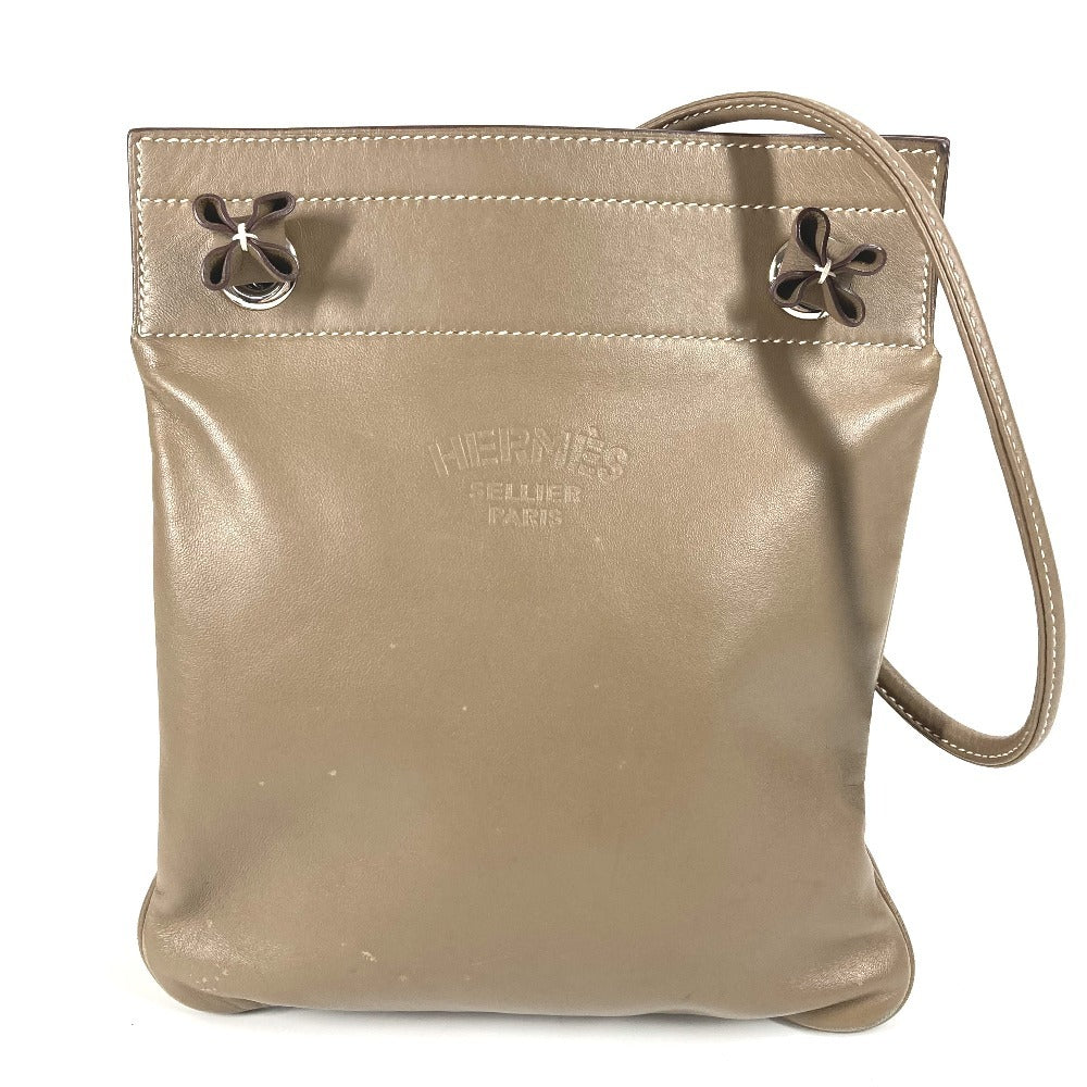 Hermes Shoulder Bag Sac Aline Sac Aline Leather Gray Mini