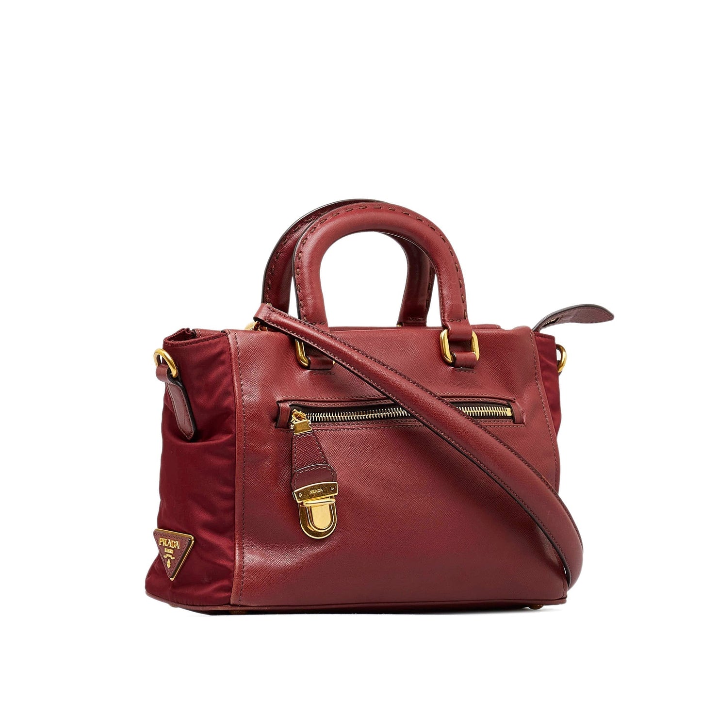 Prada Daino Satchel Vitello Satchel Bag