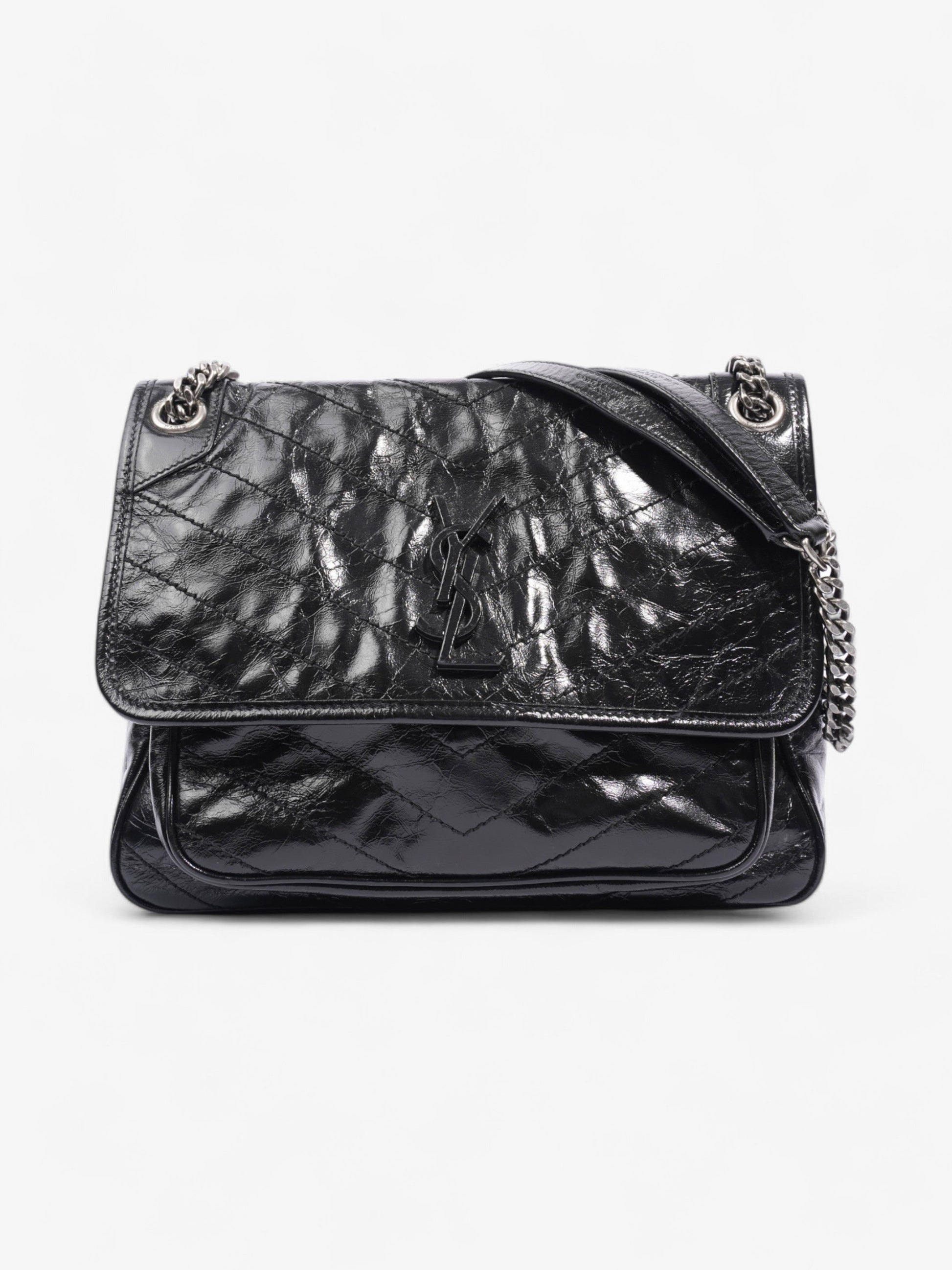 YSL Saint Laurent Niki Shoulder Bag Leather Black Medium Leather Medium 2