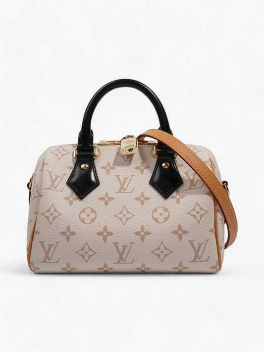 Louis Vuitton Speedy Bandoulière Dune Coated 20 Monogram Black Canvas Coated Canvas Apparel