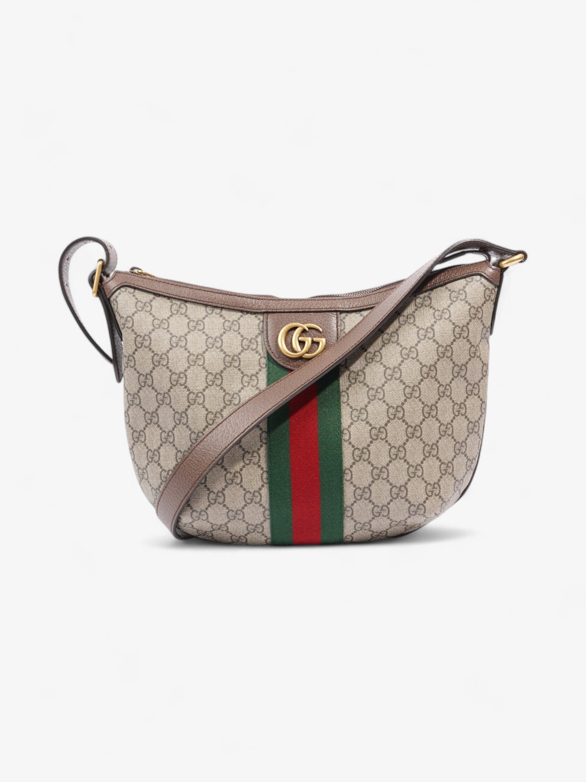 Gucci Ophidia Supreme Coated Small Crossbody Bag Canvas Red