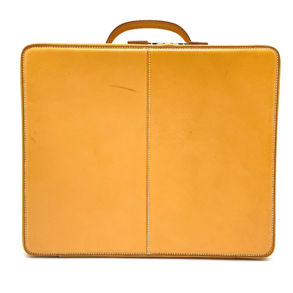 Hermes Handbag Yale Light Mm Mens Leather Beige Travel Bag