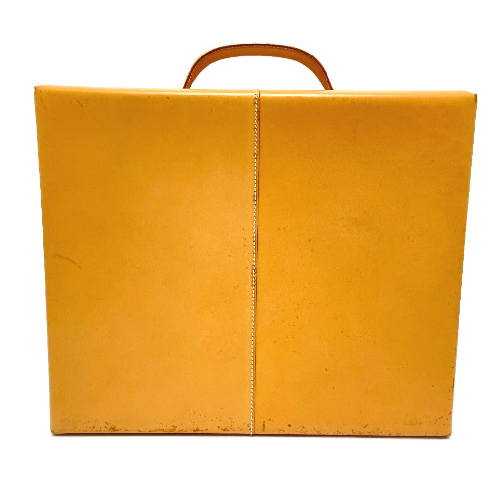Hermes Handbag Yale Light Mm Mens Leather Beige Travel Bag